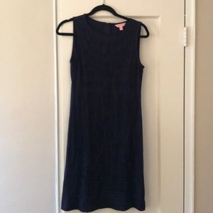 Lily Putlizer Navy blue shift dress